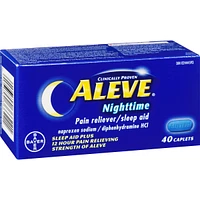 ALEVE Nighttime, Pain Reliever and Sleep Aid, Naproxen Sodium