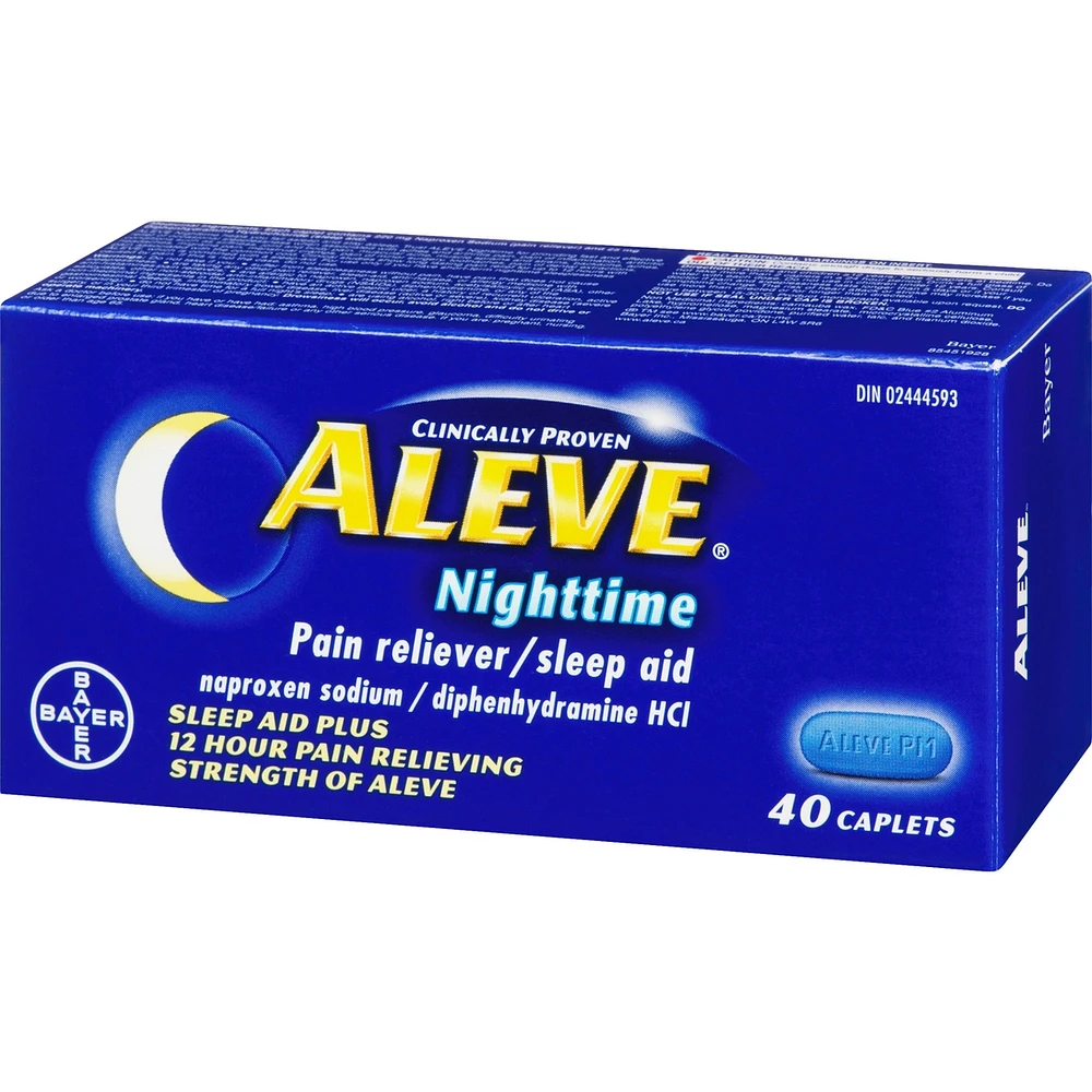 ALEVE Nighttime, Pain Reliever and Sleep Aid, Naproxen Sodium