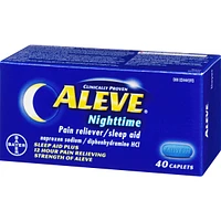 ALEVE Nighttime, Pain Reliever and Sleep Aid, Naproxen Sodium