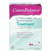 CanesBalance Bacterial Vaginosis Vaginal Gel, Effective relief of odour and vaginal discharge, 7 Single-Use Applicators
