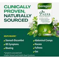 Iberogast 9 Herb Treatment, Gastro-intestinal Disturbance Symptom Relief, 100ml