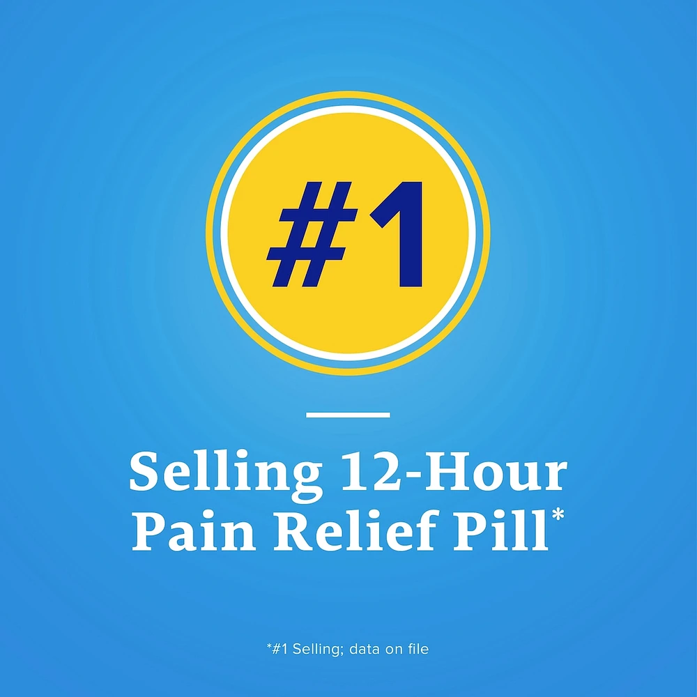 ALEVE Back and Body Pain Relief Liquid Gels, Up to 12 Hour Relief, Naproxen Sodium 220mg