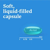 ALEVE Back and Body Pain Relief Liquid Gels, Up to 12 Hour Relief, Naproxen Sodium 220mg