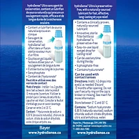 hydraSense ULTRA Eye Drops for Dry Eyes, Fast Long Lasting Relief, Preservative Free, Naturally Sourced Lubricant, 10ml