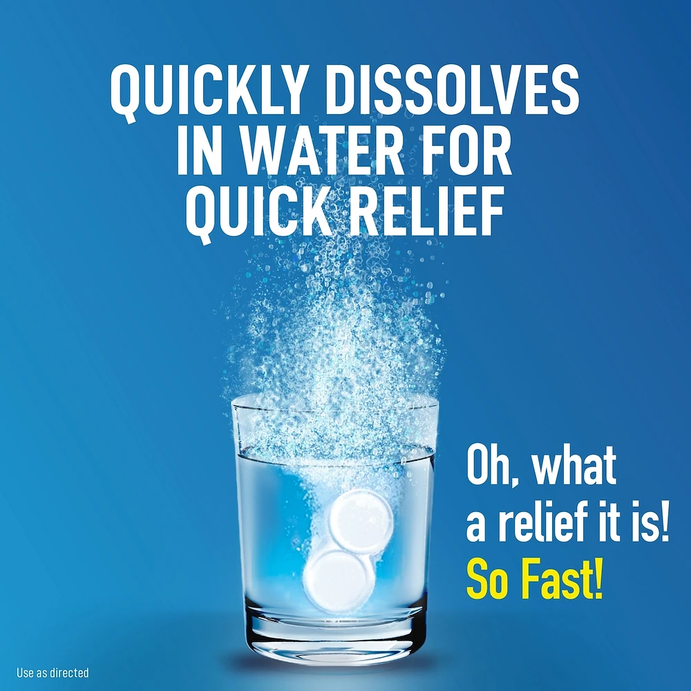 Antacid Heartburn Relief Effervescent Tablets - Antacid Tablets For Heartburn And Upset Stomach, Contains Sodium Bicarbonate And Citric Acid, Lemon Lime Flavour