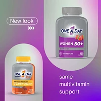 One A Day Women 50 Plus Multivitamin Gummies- Advanced Multivitamin Gummy with Immunity Support & B-Complex, Formulated with Vitamins & Minerals for Women 50+, 130 Gummies