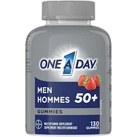 One A Day Men 50 Plus Multivitamin Gummies- Advanced Multivitamin Gummy with Immunity Support & B-Complex, Formulated with Vitamins & Minerals for Men 50+, 130 Gummies