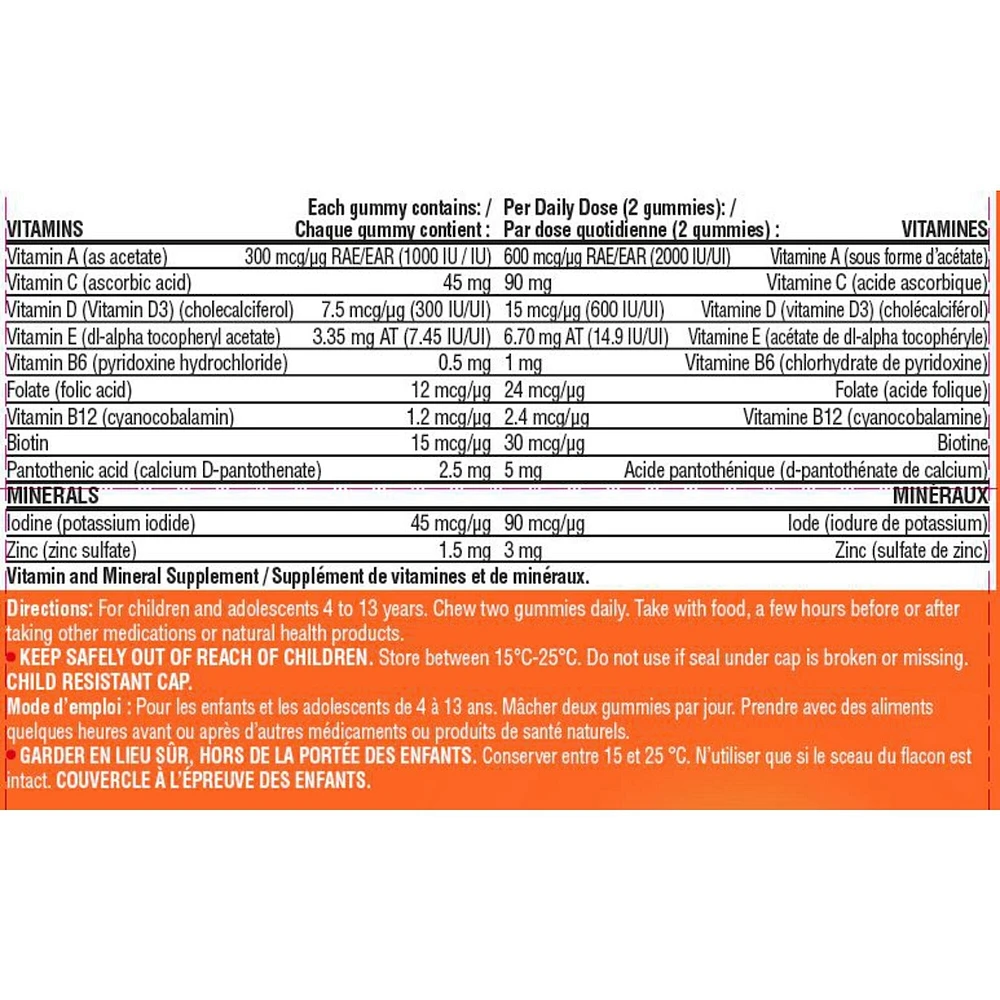 FLINTSTONES Kids Multivitamin Gummies Plus Immunity Support- Multivitamins for Kids, Kids Multivitamin Gummy With Zinc and Extra Vitamin C‡, Free of Artificial Sweeteners, Free of Aspartame, Free of Synthetic FD&C Dyes
