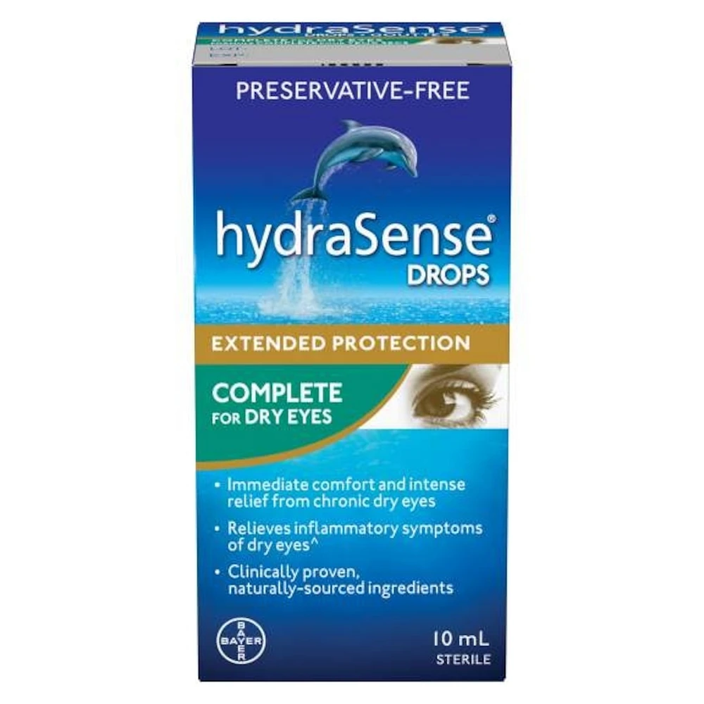 Complete Eye Drops For Dry Eyes - Preservative Free Eye Drops For Dry Eye Relief, Immediate Comfort And Intense Relief From Chronic Dry Eyes, Naturally Sourced, Can Use With Contacts