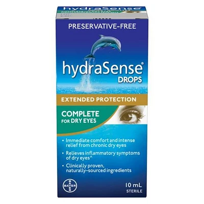 Complete Eye Drops For Dry Eyes - Preservative Free Eye Drops For Dry Eye Relief, Immediate Comfort And Intense Relief From Chronic Dry Eyes, Naturally Sourced, Can Use With Contacts