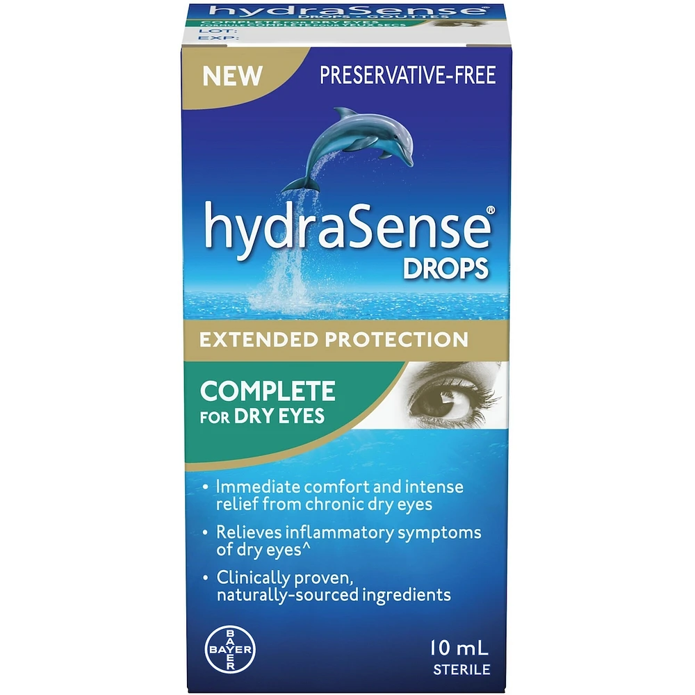 Complete Eye Drops For Dry Eyes - Preservative Free Eye Drops For Dry Eye Relief, Immediate Comfort And Intense Relief From Chronic Dry Eyes, Naturally Sourced, Can Use With Contacts