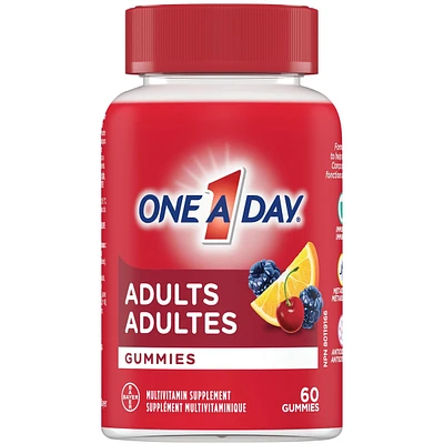 Adult Multivitamin Gummies - Daily Gummy Multivitamins For Men And Women With Vitamins A, B6, B12, C, D, E, Biotin and Zinc, Supports Immunity And Bone Health