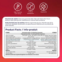 Adult Multivitamin Gummies - Daily Gummy Multivitamins For Men And Women With Vitamins A, B6, B12, C, D, E, Biotin and Zinc, Supports Immunity And Bone Health