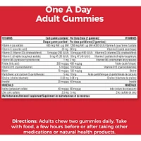 Adult Multivitamin Gummies - Daily Gummy Multivitamins For Men And Women With Vitamins A, B6, B12, C, D, E, Biotin and Zinc, Supports Immunity And Bone Health