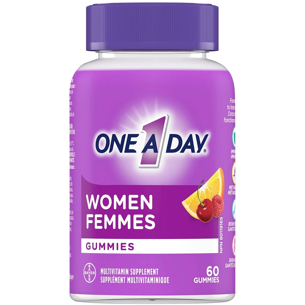 Women's Multivitamin Gummies - Daily Gummy Vitamins For Women With Vitamins A, C, D And Zinc To Support Immune Function, Biotin For Healthy Hair, Skin And Nails