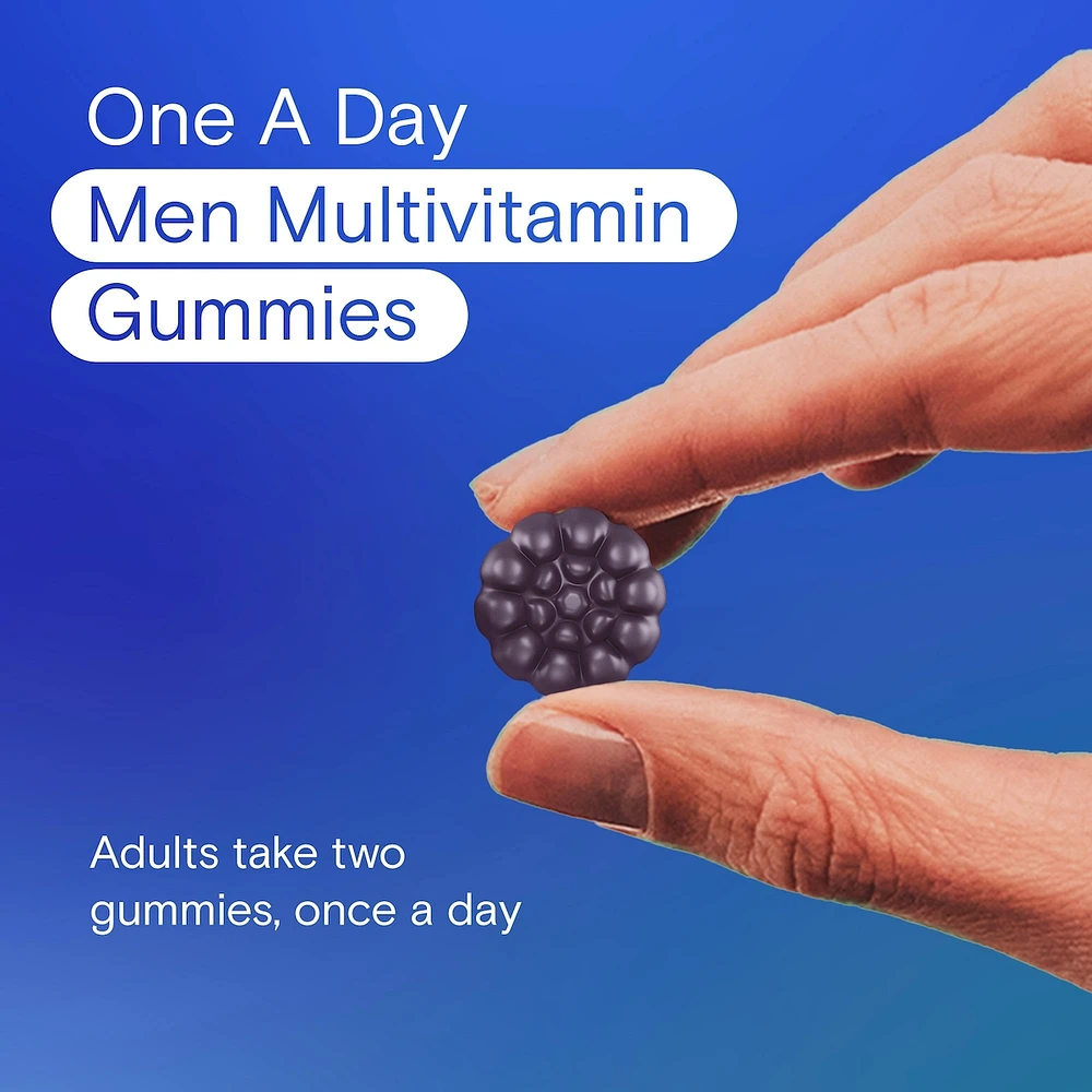 Men's Multivitamin Gummies - Daily Gummy Vitamins For Men With Vitamin A, C, D, Zinc For Immune And Bone Health, Biotin For Energy Metabolism, Vitamin E
