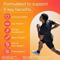 Gummies One A Day Multi+ avec soutien immunitaire – Multivitamines pour les femmes et les hommes avec soutien immunitaire quotidien contenant des vitamines C et D et du zinc pour soutenir la fonction immunitaire