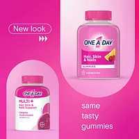 Multi+ Hair, Skin & Nails Multivitamin Gummies - Daily Vitamin Plus Support For Healthy Hair, Skin And Nails With Biotin And Vitamins A, C, E And Zinc For Women and Men