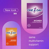 Multivitamines One A Day pour femmes – Vitamines quotidiennes pour femmes – Multivitamines pour femmes avec vitamines A, C et D, zinc pour le soutien immunitaire, vitamines E et B12, biotine, calcium et fer