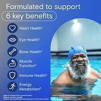 Multivitamins For Men 50 Plus - Daily Vitamins For Men With Vitamins A, B, C, D, E, Calcium, Selenium, Magnesium And Zinc To Support Immune, Bone, Heart And Eye Health, And Energy