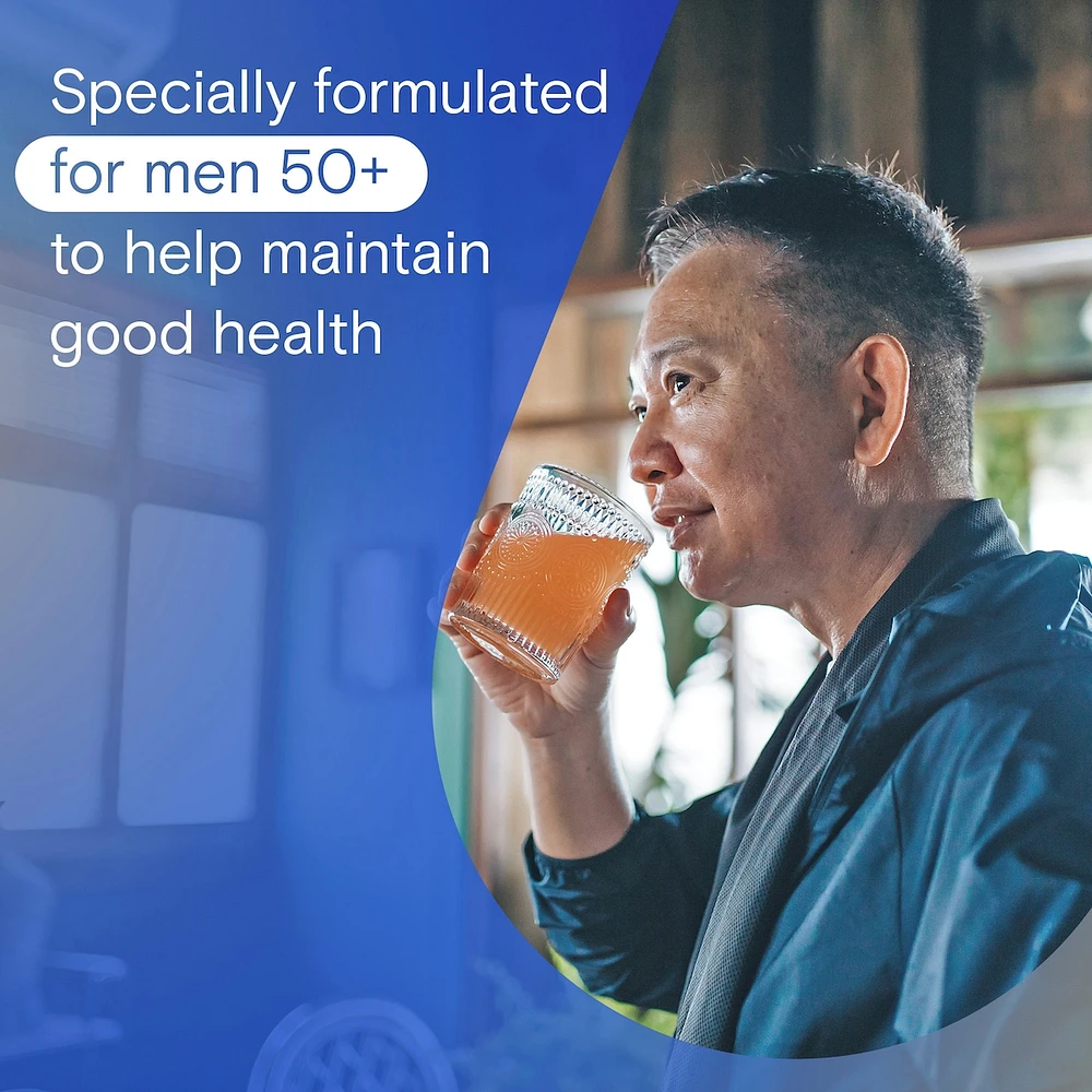 Multivitamins For Men 50 Plus - Daily Vitamins For Men With Vitamins A, B, C, D, E, Calcium, Selenium, Magnesium And Zinc To Support Immune, Bone, Heart And Eye Health, And Energy