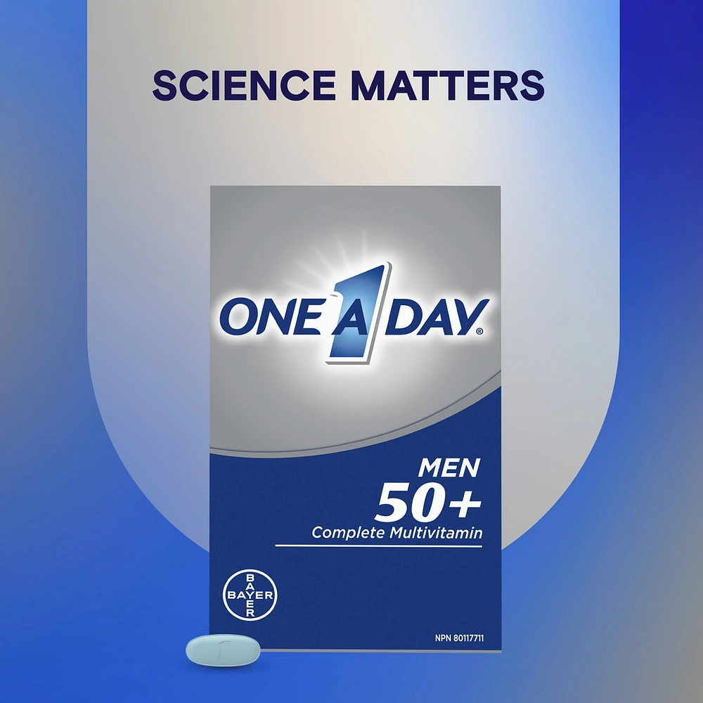 Multivitamins For Men 50 Plus - Daily Vitamins For Men With Vitamins A, B, C, D, E, Calcium, Selenium, Magnesium And Zinc To Support Immune, Bone, Heart And Eye Health, And Energy