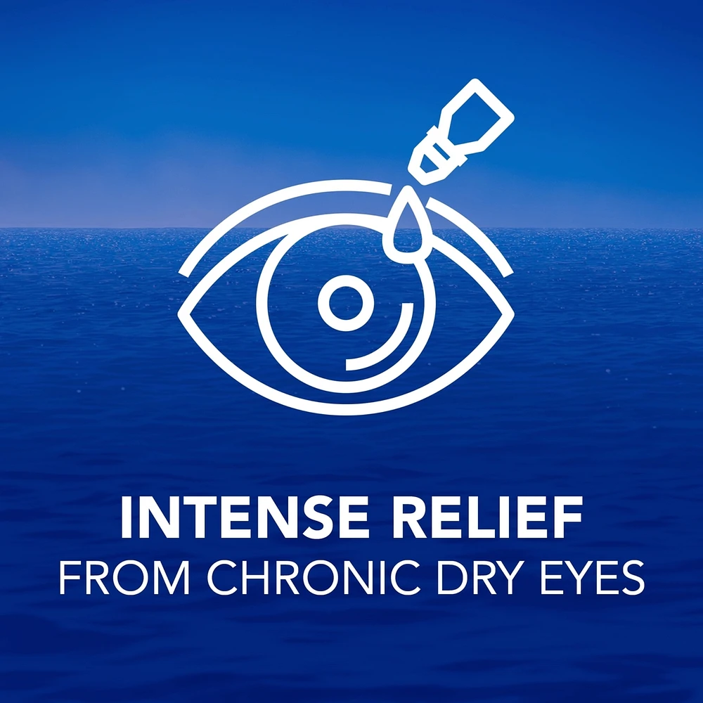 Complete Eye Drops For Dry Eyes - Preservative Free Eye Drops For Dry Eye Relief, Immediate Comfort And Intense Relief From Chronic Dry Eyes, Naturally Sourced, Can Use With Contacts, 2 x 10mL