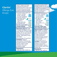 Allergy Eye Drops, Preservative-Free, Long-lasting relief
