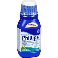 Phillips Milk of Magnesia Mint, Constipation Relief, Cramp Free, Stimulant-Free, Saline Laxative, 350ml
