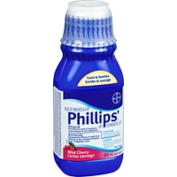 Phillips Milk of Magnesia Cherry, Constipation Relief, Cramp Free, Stimulant-Free, Saline Laxative, 350ml