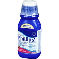 Phillips Milk of Magnesia Cherry, Constipation Relief, Cramp Free, Stimulant-Free, Saline Laxative, 350ml