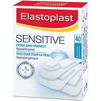 ELASTOPLAST Sensitive Adhesive Bandages, 40 Assorted Shapes
