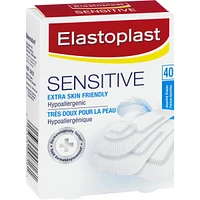 ELASTOPLAST Sensitive Adhesive Bandages, 40 Assorted Shapes
