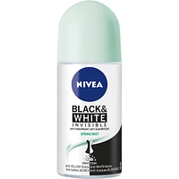 NIVEA Black & White Invisible Spring Mist Anti-Perspirant Roll-On