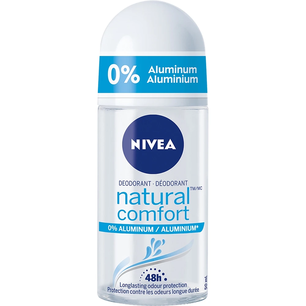 NIVEA Natural Comfort Aluminum Free Deodorant Roll-On