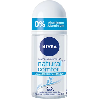 NIVEA Natural Comfort Aluminum Free Deodorant Roll-On