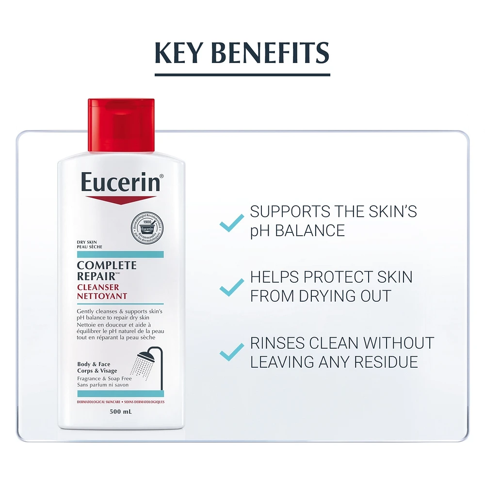 Complete Repair Face & Body Cleanser for Dry to Very Dry Skin