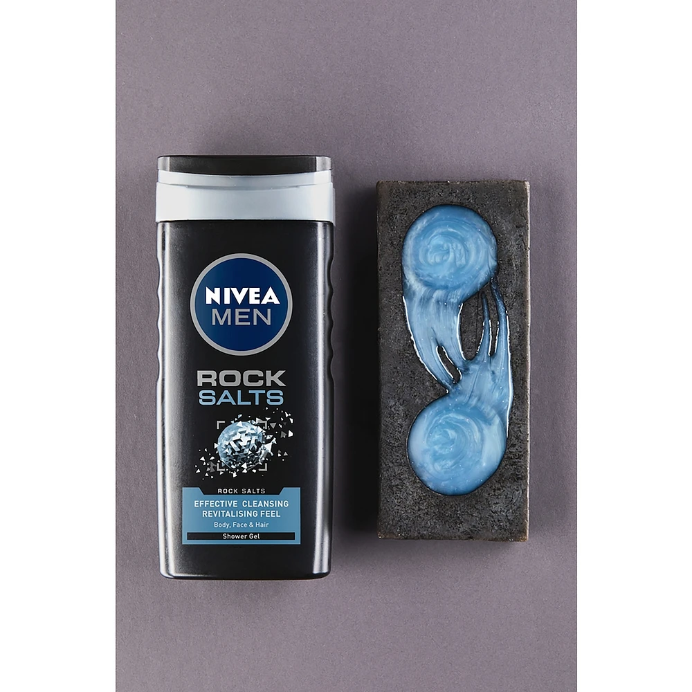 NIVEA MEN Rock Salts Exfoliating Shower Gel