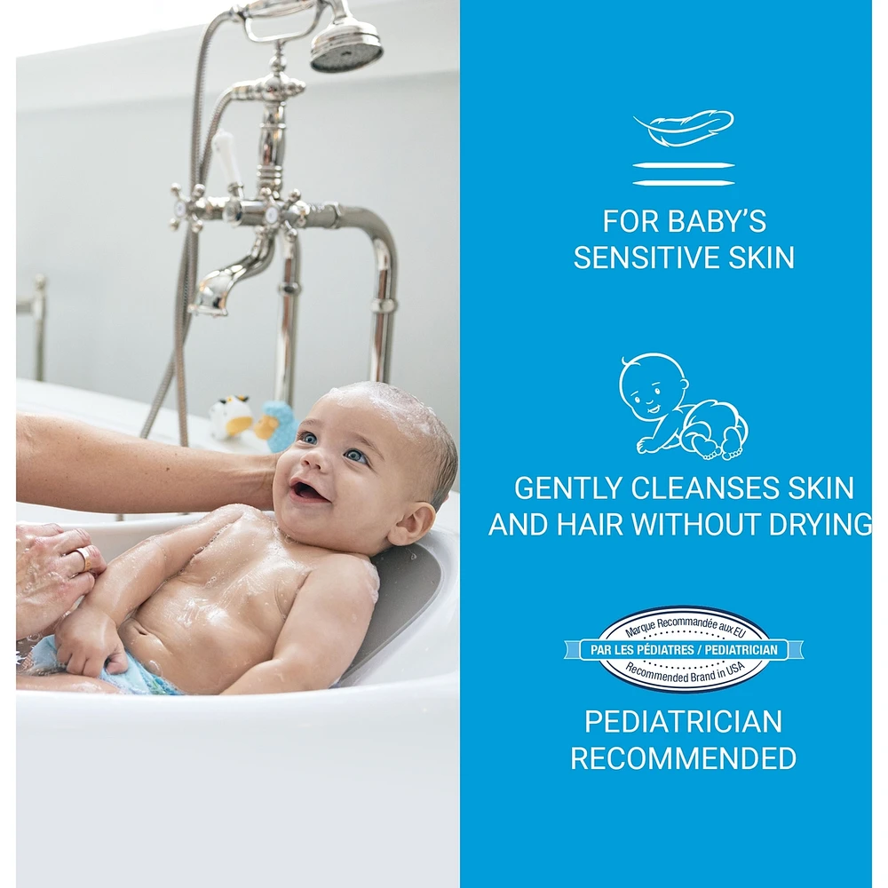 Aquaphor Baby Wash & Shampoo for Baby's Sensitive Skin