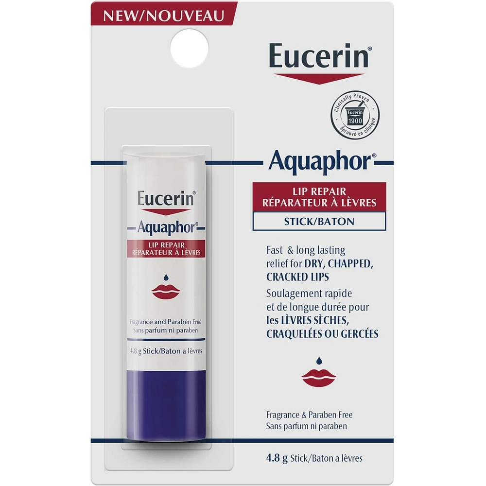 Eucerin Aquaphor Lip Repair Stick for Dry Lips (4.8 g)