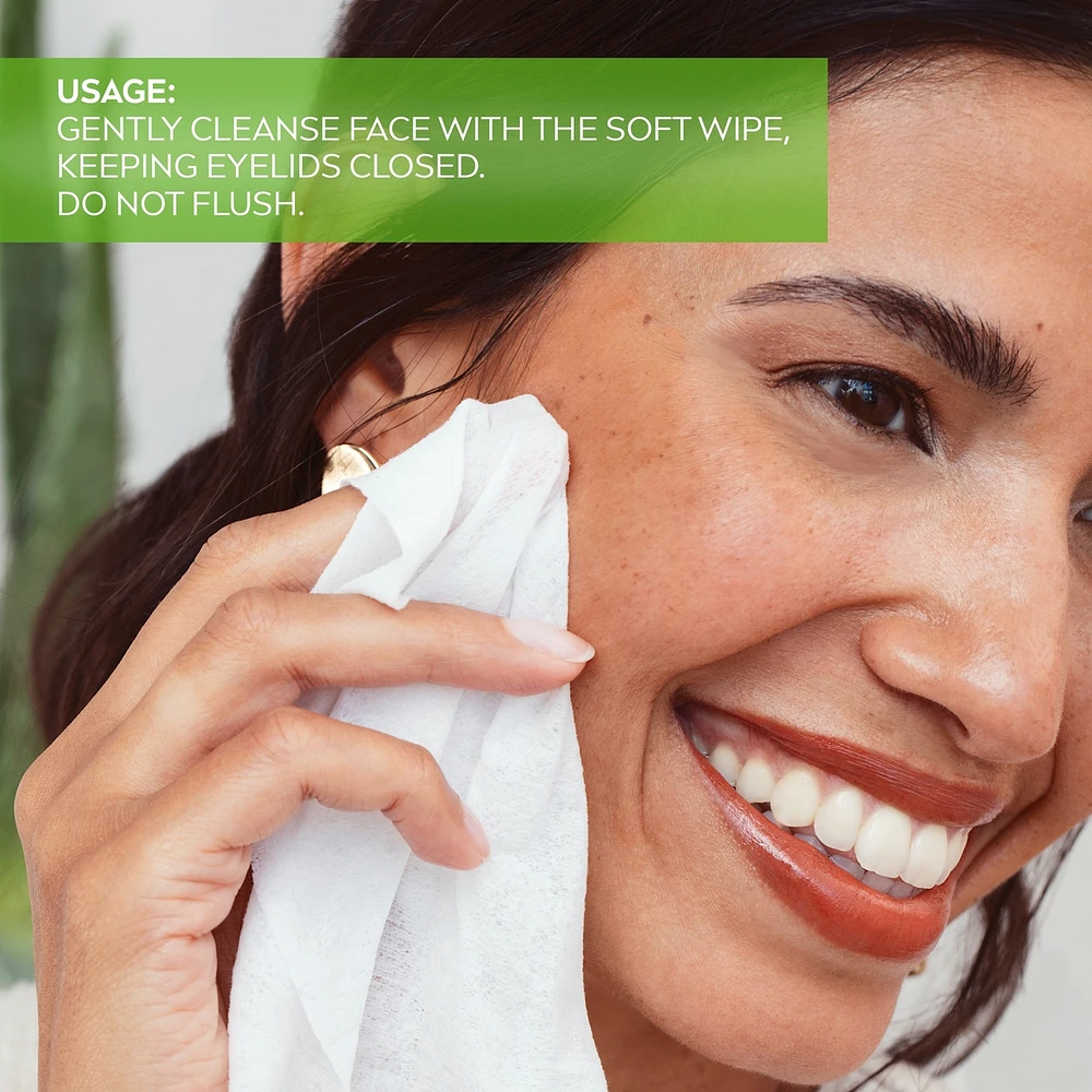 Biodegradable pure & natural ™ Cleansing Wipes