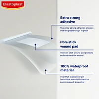 Waterproof XL Dressings | Large Plasters for Post-Operative and Everyday Acute Wounds | Extra Skin Friendly Sterile Dressings | Dermatologically approved | Bacteria Shield