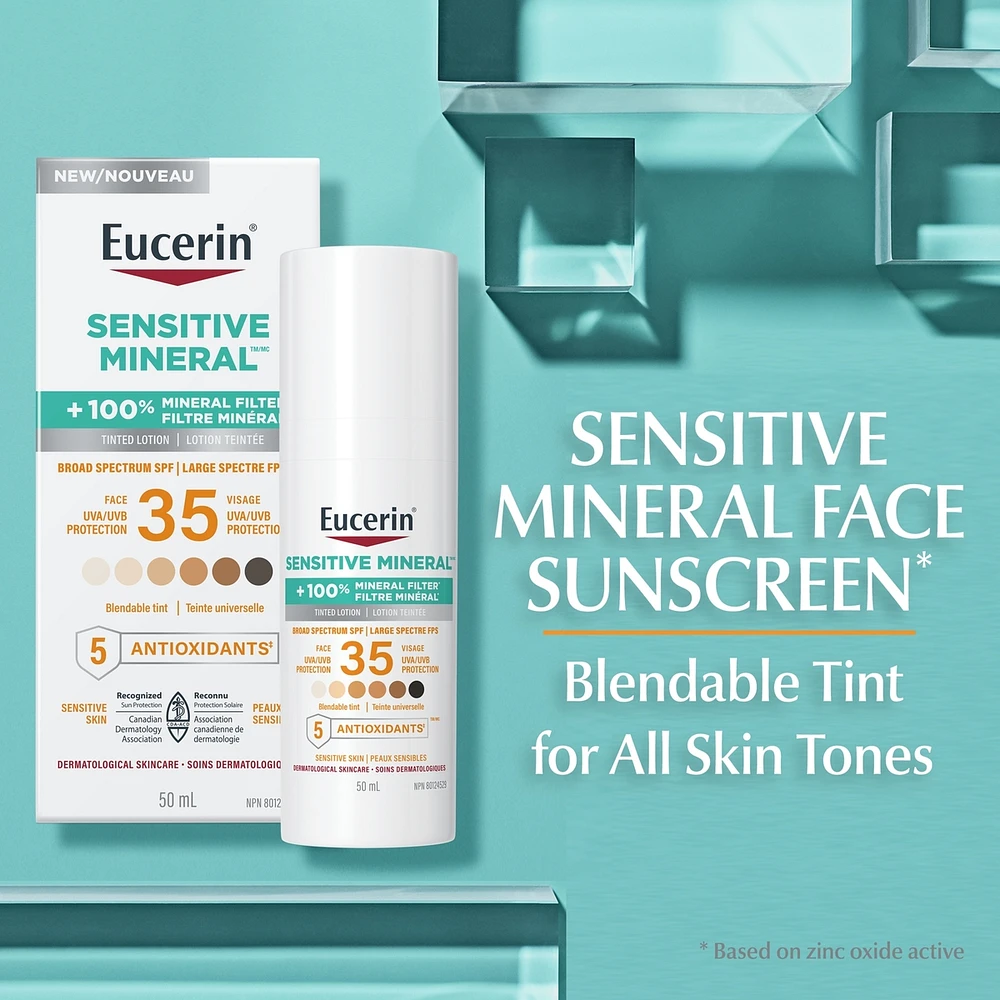Sun Tinted Mineral Face Sunscreen Lotion with SPF 35 | Blendable Tinted Sunscreen for face for all skin tones with Zinc Oxide and 5 Antioxidants
