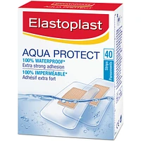 ELASTOPLAST Aqua Protect Waterproof Adhesive Bandages, 40 Strips