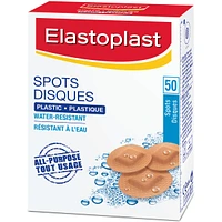 ELASTOPLAST Spots Plastic Adhesive Bandages, 50 Spots