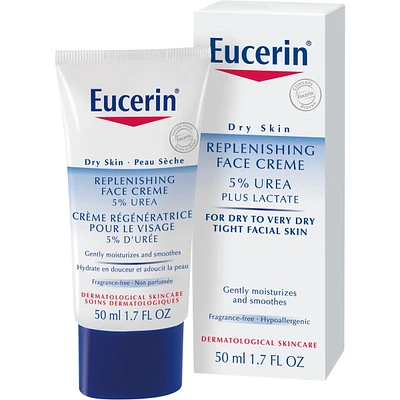Replenishing Face Creme Day 5% Urea for Dry Skin to Very Dry Skin