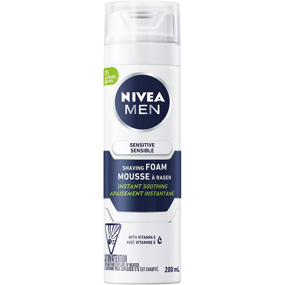 NIVEA MEN Sensitive Skin Shaving Foam
