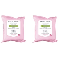 Biodegradable Hydrating Makeup Removing Cleansing Cloths with Recyclable Pouch - Special Value