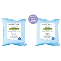 Biodegradable Makeup Removing Cleansing Cloths with Recyclable Pouch - Special Value