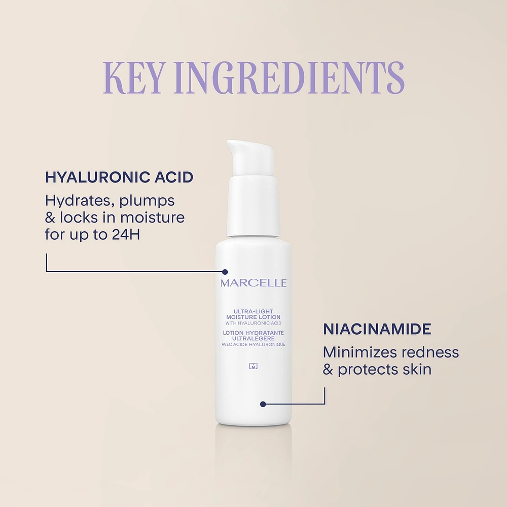 Ultra-Light 24h Moisture Lotion with Hyaluronic Acid & Niacinamide